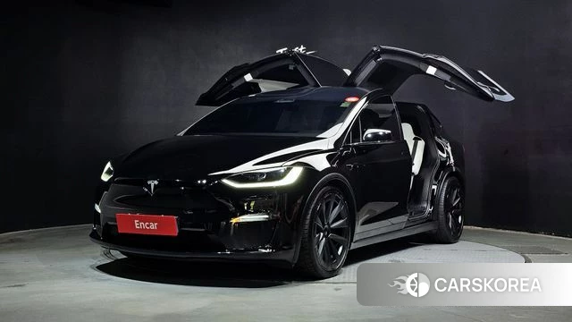 Tesla Model X 2023 Черный из Кореи