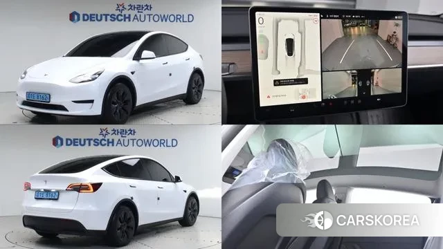 Tesla Model Y 2024 Белый из Кореи