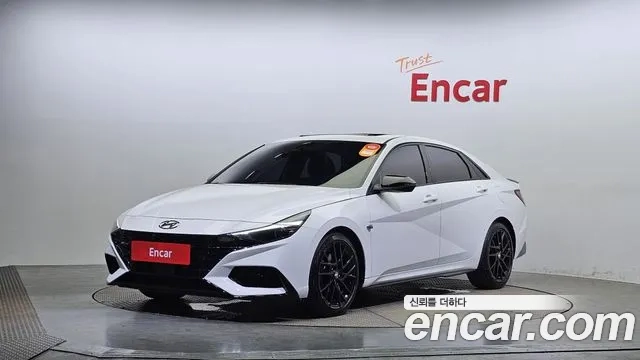 Hyundai Avante (CN7) 2021 Белый из Кореи
