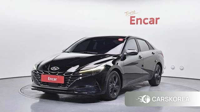 Hyundai Avante (CN7) 2022 Черный из Кореи