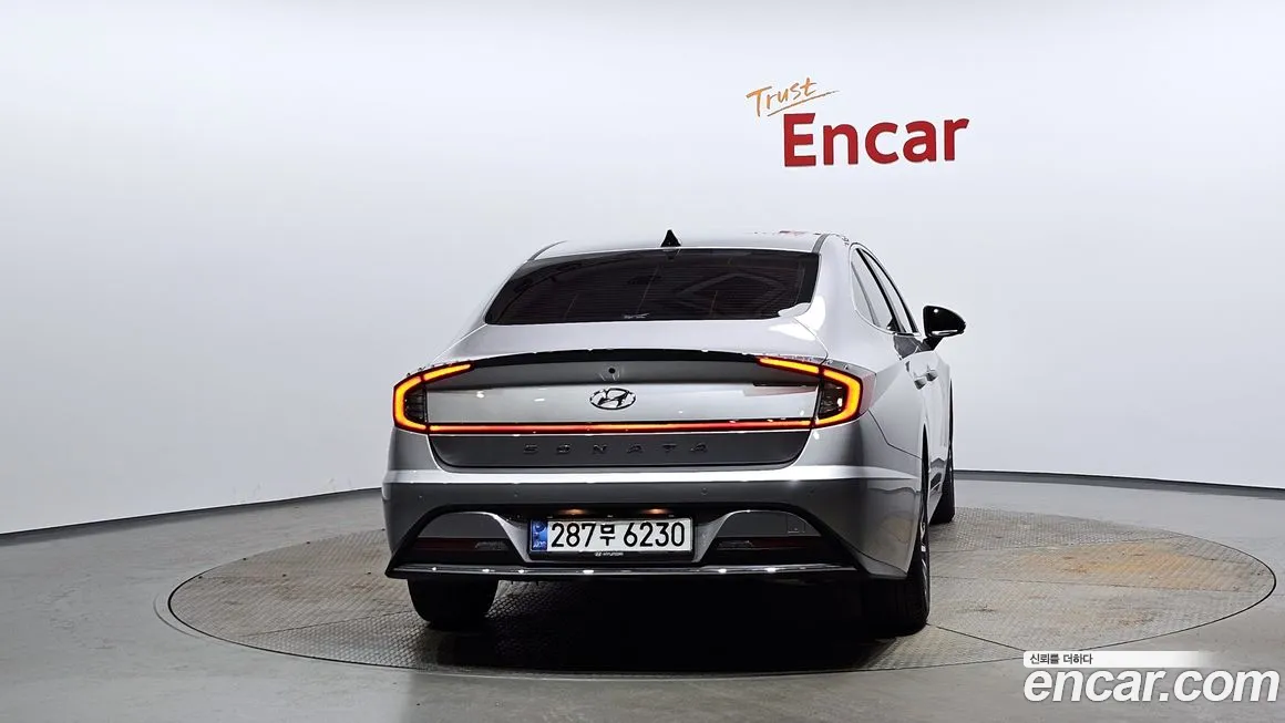 Hyundai Sonata Hybrid (DN8) 2020 Серебряный из Кореи