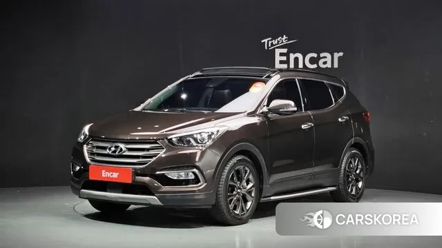 Hyundai Santa Fe The Prime 2018 Коричневый из Кореи