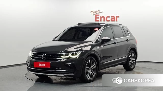 Volkswagen Tiguan second Generation 2021 Серый из Кореи