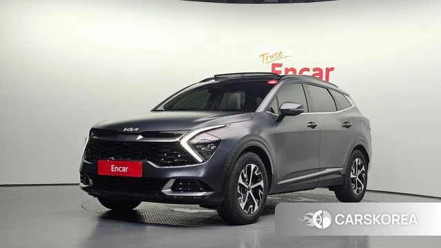 Kia Sportage 5th Generation Hybrid 2023 Серый из Кореи