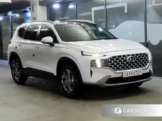 Hyundai The New Santa Fe 2021 Белый из Кореи