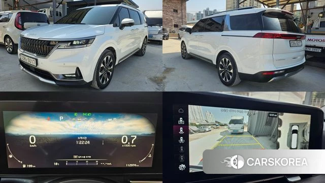 Kia Carnival 4th generation 2021 Белый из Кореи