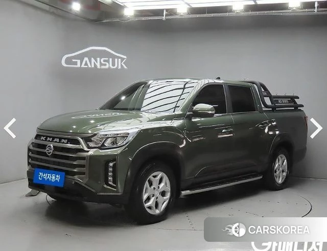 Ssangyong The New Rexton Sports Cannes 2021 Темно-зеленый из Кореи