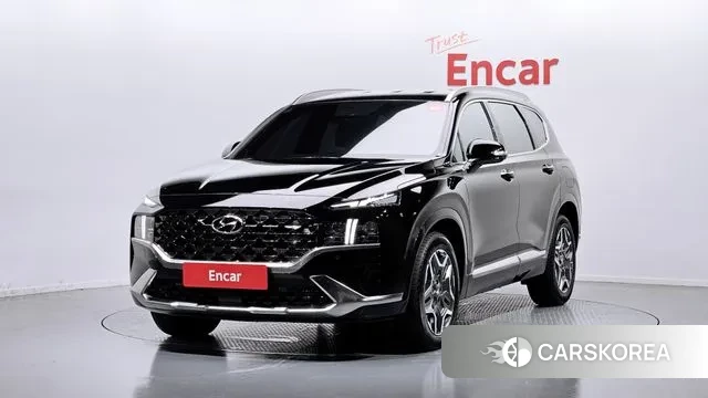 Hyundai The New Santa Fe 2023 Черный из Кореи