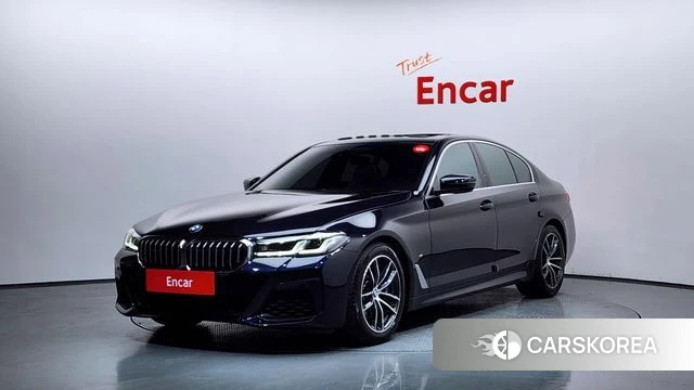 BMW 5 Series (G30) 2022 Черный из Кореи