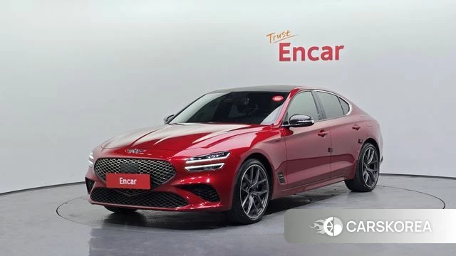Genesis The New G70 2021 Красный из Кореи