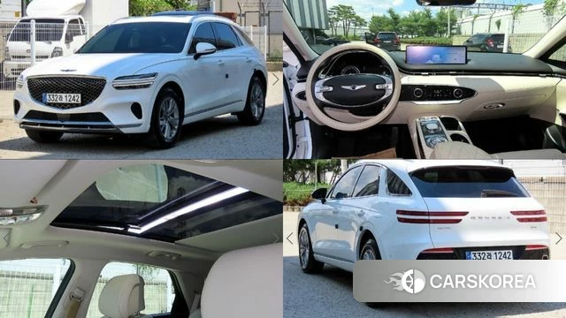 Genesis GV70 2023 Белый из Кореи