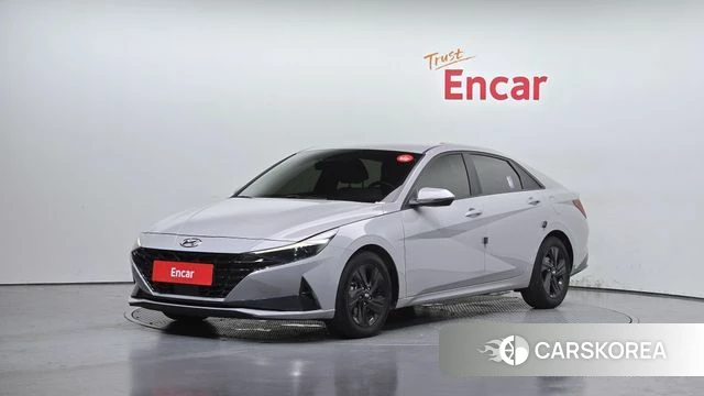 Hyundai Avante Hybrid (CN7) 2022 Серебристо-серый из Кореи