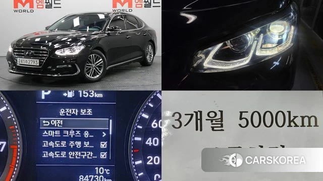 Hyundai Grandeur IG 2018 Черный из Кореи
