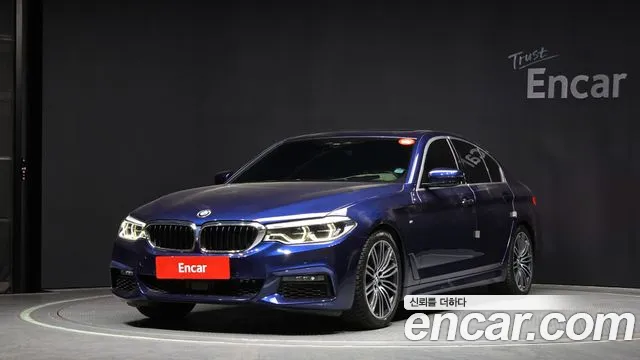 BMW 5 Series (G30) 2020 Синий из Кореи