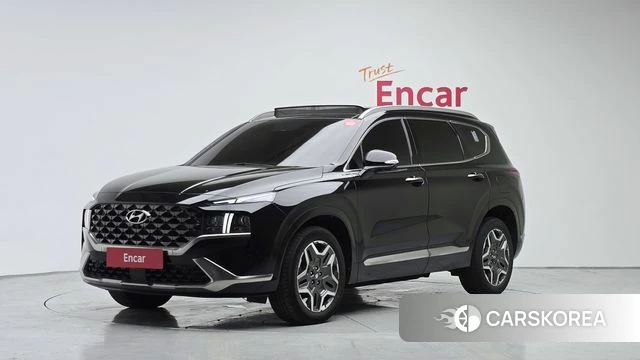 Hyundai The New Santa Fe 2023 Черный из Кореи