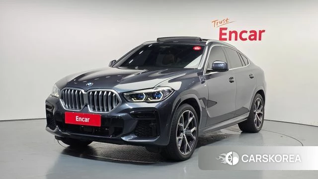 BMW X6 (G06) 2022 Серый из Кореи