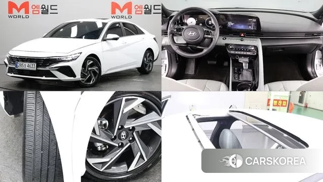 Hyundai The New Avante (CN7) 2024 Белый из Кореи