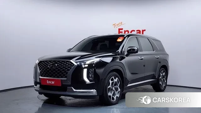 Hyundai Palisade 2021 Черный из Кореи