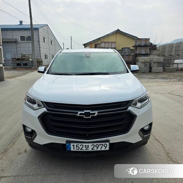 Chevrolet (GM Daewoo) Traverse 2021 Белый из Кореи
