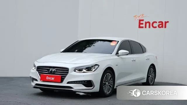 Hyundai Grandeur IG Hybrid 2019 Белый из Кореи