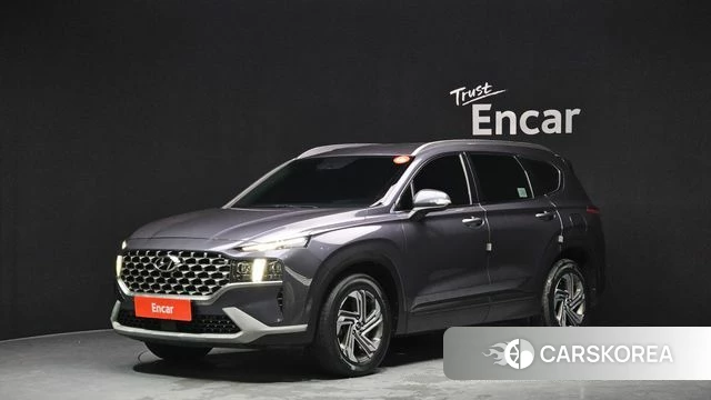 Hyundai The New Santa Fe 2021 Серый из Кореи