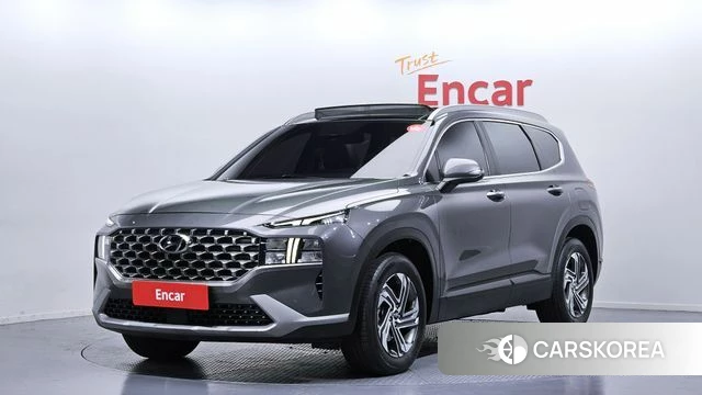Hyundai The New Santa Fe 2022 Серый из Кореи