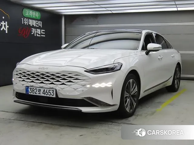 Kia K8 Hybrid 2021 Белый из Кореи