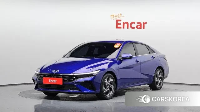Hyundai The New Avante (CN7) 2023 Синий из Кореи