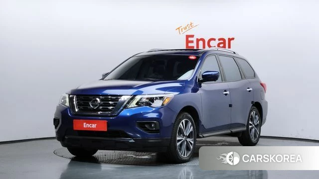 Nissan Pathfinder 4th Generation 2018 Синий из Кореи
