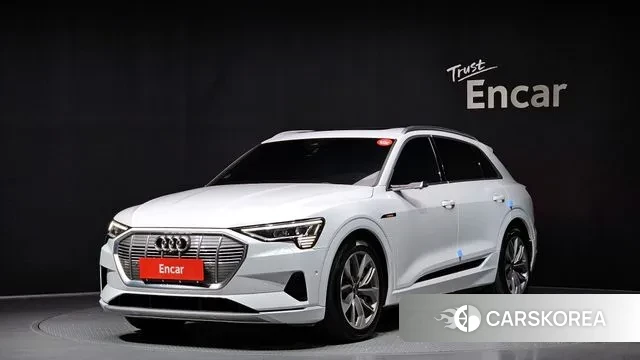 Audi e-Tron 2022 Белый из Кореи