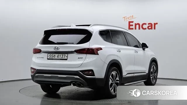 Hyundai Santa Fe TM 2018 Белый из Кореи