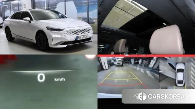 Kia K8 Hybrid 2023 Белый из Кореи