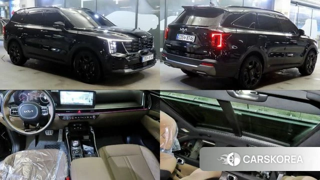 Kia The New Sorento 4th Generation 2025 Черный из Кореи