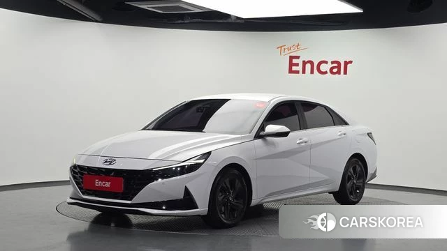 Hyundai Avante (CN7) 2020 Белый из Кореи