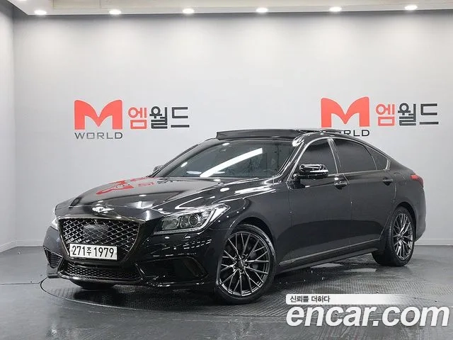 Genesis G80 2018 Черный из Кореи