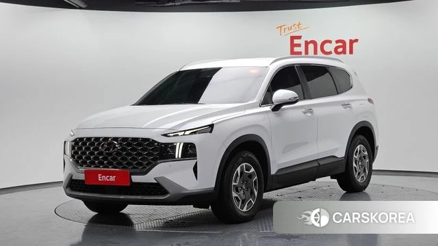 Hyundai The New Santa Fe 2022 Белый из Кореи