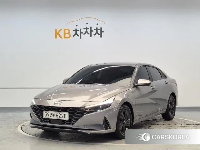 Hyundai Avante Hybrid (CN7) 2022 Серый из Кореи