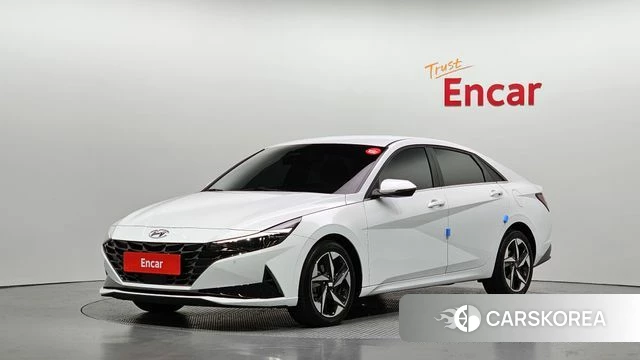Hyundai Avante (CN7) 2021 Белый из Кореи