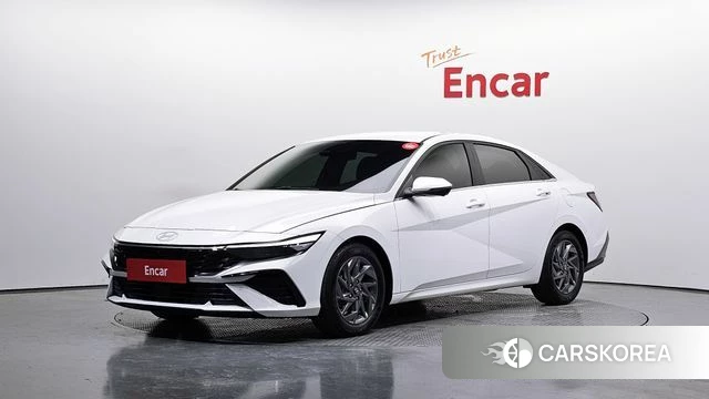 Hyundai The New Avante (CN7) 2023 Белый из Кореи