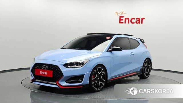 Hyundai Veloster (JS) 2020 Небесно-голубой из Кореи