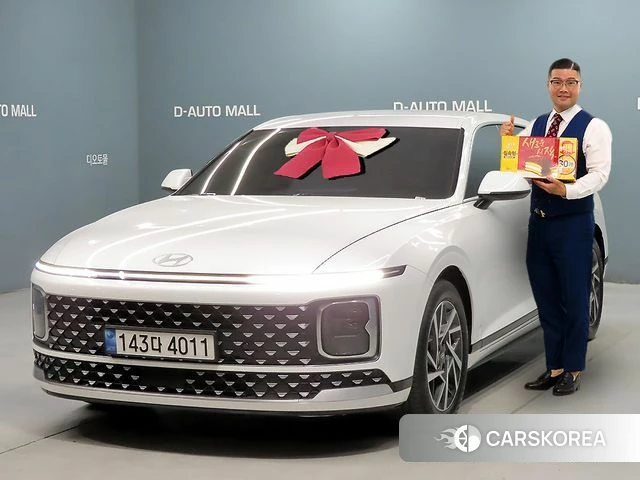 Hyundai Grandeur Hybrid (GN7) 2023 Белый из Кореи