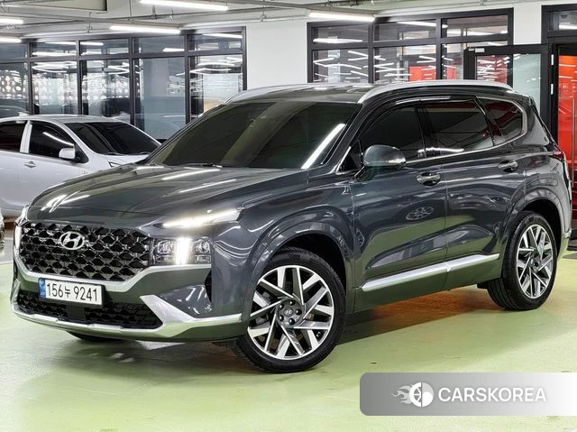 Hyundai The New Santa Fe 2021 Серый из Кореи