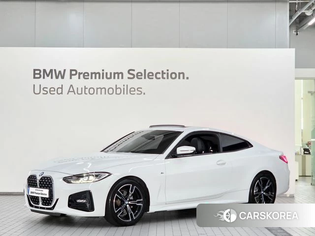 BMW 4 Series (G22) 2022 Белый из Кореи