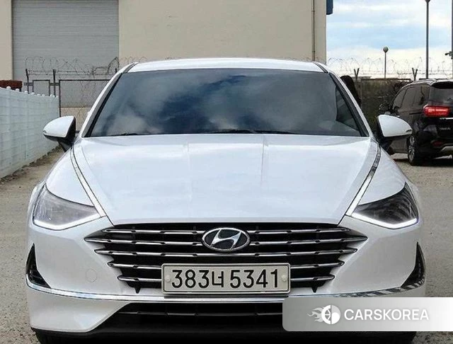 Hyundai Sonata Hybrid (DN8) 2021 Белый из Кореи