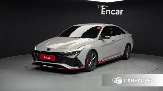 Hyundai Avante (CN7) 2022 Серебристо-серый из Кореи