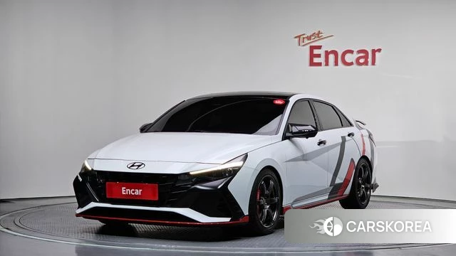 Hyundai Avante (CN7) 2022 Белый из Кореи