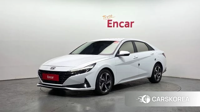 Hyundai Avante (CN7) 2021 Белый из Кореи