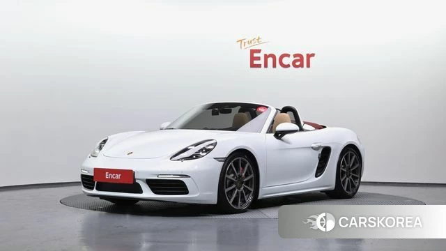 Porsche 718 Boxster 2018 Белый из Кореи