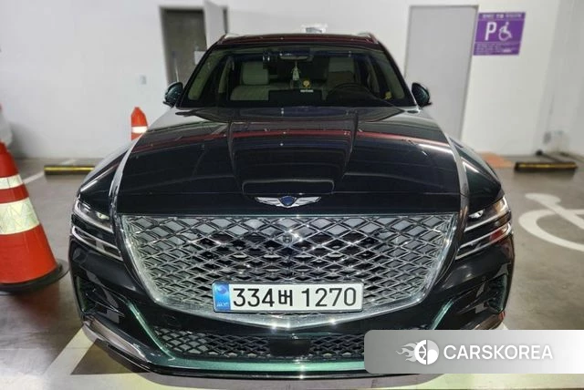 Genesis GV80 2021 Темно-зеленый из Кореи