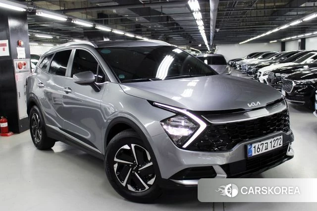 Kia Sportage 5th Generation Hybrid 2022 Серебристо-серый из Кореи